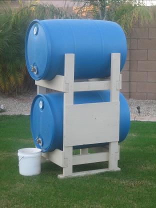 Water Barrel Stands - Rain Barrel Stand Diy